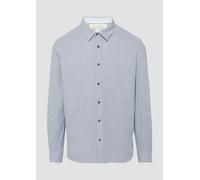 Regular Fit: Baumwollhemd mit Strukturmuster S blau 2161415.54K2.S