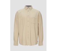 Regular Fit: Button-down-Hemd aus Strukturware XXL Beige 2154472.8065.XXL