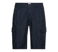 Regular Fit Cargo Shorts mit Minimal Print Schwarz 34