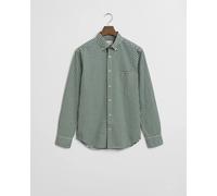 Regular Fit Classic Gingham Popeline Hemd Violett 3XL