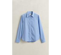 Regular Fit Classic Popeline Hemd mit Streifen Blau 40
