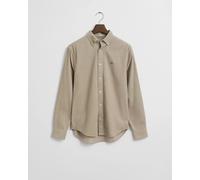 Regular Fit Cordhemd aus Baumwolle Beige 3XL