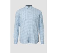 Regular Fit: Elastisches Button-Down-Hemd mit Karomuster 3XT blau 2176937.50N1.3XT