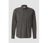 Regular Fit: Elastisches Button-Down-Hemd mit Karomuster XL schwarz|mehrfarbig 2172387.99N1.XL