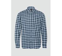 Regular Fit: Flanellhemd mit aufgesetzter Tasche XXL blau 2158412.57N0.XXL