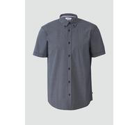 Regular Fit: Gemustertes Kurzarmhemd aus Baumwolle mit Button-Down-Kragen L blau|mehrfarbig 2169421.59A1.L