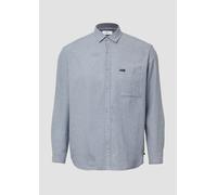 Regular Fit: Gewaschenes Hemd aus Baumwolle 4XL blau 2174046.53K2.4XL
