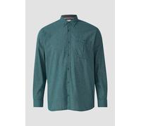 Regular Fit: Gewaschenes Hemd mit Karomuster 4XL petrol|mehrfarbig 2172114.79N1.4XL