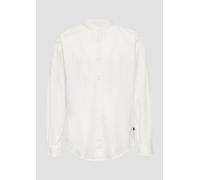 Regular Fit: Gewaschenes Hemd mit Stickerei XL weiß 2150918.0115.XL