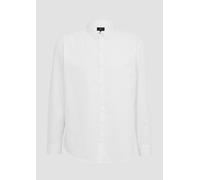 Regular Fit: Gewaschenes Twillhemd mit Logostickerei XXL weiß 2165091.0100.XXL