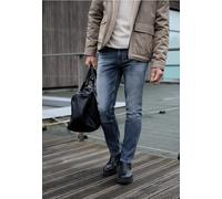 Regular-fit-Jeans STREET ONE MEN, Herren, Gr. 38, Länge 30, indigo blau wash, Jeans, 99% Baumwolle, 1% Elasthan, unifarben, lang, Jeans, aus Baumwolle mit Stretchanteil (53801508-38) indigo blau wash