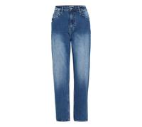 Regular-fit-Jeans B.YOUNG "Jeans BYLOETTA", Damen, Gr. 25, N-Gr, blau (mid blau denim), Obermaterial: 98% Baumwolle CO. 2% Elasthan EL., Jeans (55781007-25) mid blau denim