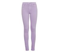Regular-fit-Jeans B.YOUNG "Jeans BYLUNI", Damen, Gr. 28, Länge 32, lila (lila rose), Obermaterial: 98% Baumwolle CO. 2% Elasthan EL., Jeans (55686265-28) lila rose