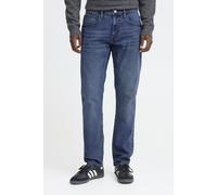 Regular-fit-Jeans BLEND "BHTWISTER PP NOOS", Herren, Gr. 29, Länge 32, blau (denim middle blau), Denim/Jeans, Obermaterial: 98% Baumwolle, 2% Elasthan, Abriebeffekte, regular fit knöchellang, Jeans, B