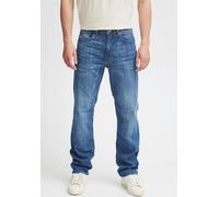 Regular-fit-Jeans BLEND "BL-Rock fit", Herren, Gr. 38, Länge 32, blau (middle blau), Denim/Jeans, Obermaterial: 98% Baumwolle, 2% Elasthan, Abriebeffekte, regular fit, Jeans, Baumwollmischung mit Elas
