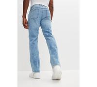 Regular-fit-Jeans BONPRIX "Regular Fit Stretch-Jeans m. Komfortschnitt, Straight", Herren, Gr. 54, N-Gr, blau (mittelblau denim), Obermaterial: 98% Baumwolle, 2% Elasthan, regular fit, Jeans, mit Stre