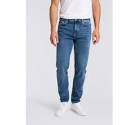 Regular-fit-Jeans BOSS ORANGE "Re Maine", Herren, Gr. 38, Länge 34, blau (bright blau434), Denim/Jeans, Obermaterial: 79% Baumwolle, 10% Polyester, 10% Viskose, 1% sonstige Fasern, unifarben, regular