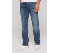 Regular-fit-Jeans CAMP DAVID, Herren, Gr. 34, Länge 30, blau, Denim/Jeans, Material: 99% Baumwolle, 1% Elasthan, Zusatz: Enthält nichttextile Teile tierischen Ursprungs (Badge), vintage, regular fit,