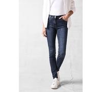 Regular-fit-Jeans CECIL, Damen, Gr. 34, Länge 30, blau (mid blau wash), Jeans, 97% Baumwolle, 3% Elasthan, unifarben, normal, Jeans, High Waist (74651068-34) mid blau wash