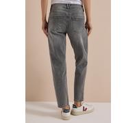 Regular-fit-Jeans CECIL, Damen, Gr. 34, Länge 34, grau (light grau wash), Jeans, 99% Baumwolle, 1% Elasthan, unifarben, lang, Jeans, mit hellgrauer Waschung (90443543-34) light grau wash