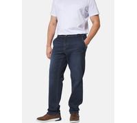 Regular-fit-Jeans CHARLES COLBY "Jeans BARON GEORGERTON", Herren, Gr. 62, N-Gr, blau (dunkelblau), Obermaterial: 61% Baumwolle CO. 37% Polyester COOLMAX PES(Coolmax). 2% Elasthan EL., Jeans (29119647-