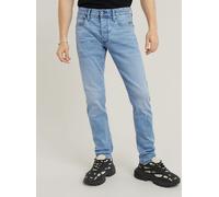 Regular-fit-Jeans G-STAR "3301 Slim Jeans", Damen, Gr. 28, Länge 34, lt aged, Obermaterial: 7% Elastomultiester, 1% Elasthan, Jeans (12704364-28) lt aged