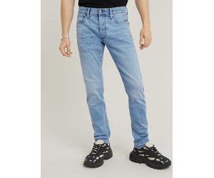 Regular-fit-Jeans G-STAR "3301 Slim Jeans", Herren, Gr. 33, Länge 34, lt aged, Obermaterial: 92% Baumwolle, 7% Elastomultiester, 1% Elasthan, Jeans (12704364-33) lt aged