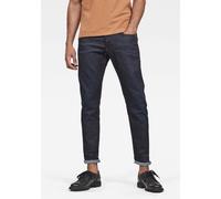 Regular-fit-Jeans G-STAR "3301 Straight Tapered", Herren, Gr. 31, Länge 34, blau (schwarz, blau), Denim/Jeans, Obermaterial: 79% Baumwolle, 18% Polyester, 2% Elasthan, 1% sonstige Fasern, normal norma