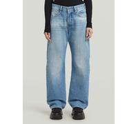Regular-fit-Jeans G-STAR "Bowey Boyfriend Jeans", Damen, Gr. 25, Länge 28, faded blau chrome, Obermaterial: 100% Baumwolle, Jeans (82116464-25) faded blau chrome