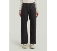 Regular-fit-Jeans G-STAR "Bowey Boyfriend Jeans", Damen, Gr. 28, Länge 32, worn in schwarz obsidian, Obermaterial: 75% Baumwolle, 25% Baumwolle, Jeans (20170025-28) worn in schwarz obsidian