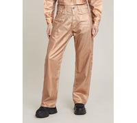 Regular-fit-Jeans G-STAR "Bowey Boyfriend Jeans", Damen, Gr. 33, Länge 32, shiny peach metal coating, Obermaterial: 75% Baumwolle, 25% Baumwolle, Jeans (51380312-33) shiny peach metal coating