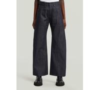 Regular-fit-Jeans G-STAR "Contor Barrel Wide Jeans", Damen, Gr. 31, Länge 34, schwarz (raw denim), Obermaterial: 100% Baumwolle, Jeans (34774915-31) raw denim