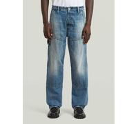 Regular-fit-Jeans G-STAR "Contor Loose Carpenter Jeans", Herren, Gr. 29, Länge 30, antique faded patina blau, Obermaterial: 75% Baumwolle, 25% Baumwolle, Jeans (93869632-29) antique faded patina blau