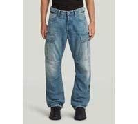 Regular-fit-Jeans G-STAR "Contor Regular Cargo Jeans", Herren, Gr. 29, Länge 32, vintage cirrus blau, Obermaterial: 75% Baumwolle, 25% Baumwolle, Jeans (45320738-29) vintage cirrus blau