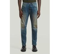 Regular-fit-Jeans G-STAR "Contor Slim Jeans", Herren, Gr. 36, Länge 36, antique blauschist, Obermaterial: 73% Baumwolle, 25% Baumwolle, 2% Elasthan, Jeans (89691756-36) antique blauschist