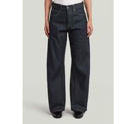 Regular-fit-Jeans G-STAR "Contor Wide Jeans", Damen, Gr. 24, Länge 32, rinsed, Obermaterial: 100% Baumwolle, Jeans (51283017-24) rinsed