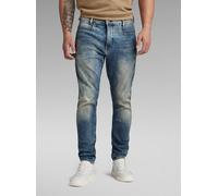 Regular-fit-Jeans G-STAR "D-Staq Slim Jeans", Herren, Gr. 29, Länge 34, medium aged, Obermaterial: 92% Baumwolle, 7% Elastomultiester, 1% Elasthan, Jeans (73432450-29) medium aged