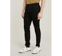 Regular-fit-Jeans G-STAR "D-Staq Slim Jeans", Herren, Gr. 31, Länge 34, pitch schwarz, Obermaterial: 66% Baumwolle, 26% Baumwolle, 7% Elastomultiester, 1% Elasthan, Jeans (83547859-31) pitch schwarz