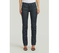 Regular-fit-Jeans G-STAR "Dartt Zip Slim Jeans", Damen, Gr. 24, Länge 30, neo raw denim, Obermaterial: 92% Baumwolle, 7% Elastomultiester, 1% Elasthan, Jeans (73946865-24) neo raw denim