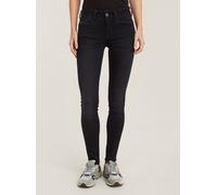 Regular-fit-Jeans G-STAR "Lynn Skinny Jeans", Damen, Gr. 25, Länge 32, dusty grau, Obermaterial: 66% Baumwolle, 26% Baumwolle, 7% Elastomultiester, 1% Elasthan, Jeans (94200848-25) dusty grau