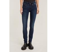 Regular-fit-Jeans G-STAR "Midge Straight Jeans", Damen, Gr. 24, Länge 28, dk aged, Obermaterial: 62% Baumwolle, 30% Baumwolle, 7% Polyester, 1% Elasthan, Jeans (30144455-24) dk aged