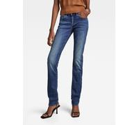 G-star Midge Mid Straight Jeans 29 Medium Indigo Aged