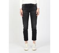 Regular-fit-Jeans GANG "94NICA WORKER", Damen, Gr. 28, Normalgrößen, worn schwarz wash, 98% Baumwolle, 2% Elasthan, unifarben, Ballonform lang, Jeans, im 5-Pocket-Style (20751520-28) worn schwarz wash