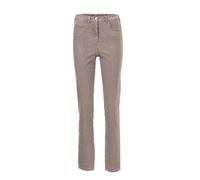 Regular-fit-Jeans GOLDNER "Damen Jeans Slim Fit LOUISA mit Stretch-Anteil", Damen, Gr. 52, N-Gr, beige (taupe), Obermaterial: 70% Baumwolle CO. 27% Polyester PES. 3% Elasthan EL., normal, Jeans, Ohne 