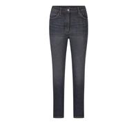 Regular-fit-Jeans GOLDNER "Kurzgröße Baumwoll-Stretch Mom Jeans SARA", Damen, Gr. 19, K-Gr, schwarz, Obermaterial: 98% Baumwolle CO. 2% Elasthan EL., Basic, gerade, Jeans, stretchbequeme Quälität (183