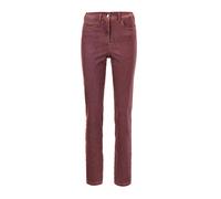Regular-fit-Jeans GOLDNER "Kurzgröße Damen Jeans Slim Fit LOUISA, Stretch", Damen, Gr. 20, K-Gr, braun (rostbraun), Obermaterial: 70% Baumwolle CO. 27% Polyester PES. 3% Elasthan EL., Jeans (70791434-
