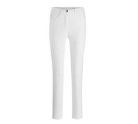 Regular-fit-Jeans GOLDNER "Kurzgröße Damen Jeans Slim Fit LOUISA, Stretch", Damen, Gr. 25, K-Gr, weiß, Obermaterial: 70% Baumwolle CO. 27% Polyester PES. 3% Elasthan EL., Jeans (97187940-25) weiß