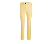 Regular-fit-Jeans GOLDNER "Kurzgröße Damen Jeans Slim Fit LOUISA, Stretch", Damen, Gr. 27, K-Gr, gelb, Obermaterial: 70% Baumwolle CO. 27% Polyester PES. 3% Elasthan EL., Jeans (12788115-27) gelb