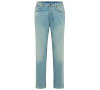 Regular-fit-Jeans HUGO BLUE "Jonah", Herren, Gr. 31, Länge 32, turquoise, aqua440, Denim/Jeans, Obermaterial: 100% Baumwolle, unifarben, regular fit lang, Jeans, regular fit (90959932-31) turquoise, a