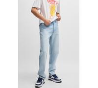 Regular-fit-Jeans HUGO BLUE "Jonah", Herren, Gr. 32, Länge 34, blau (turquoise, aqua448), Denim/Jeans, Obermaterial: 100% Baumwolle, unifarben, regular fit lang, Jeans, regular fit (78320350-32) turqu